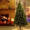 Décorations de Noël 1,8 m / 180 cm Green crypté arbre en pin à aiguille en pin avec ornements