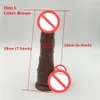 Sex Toy Massager dildo realistiska Big Flexible Penis Dick Textured Shaft Silicone Strong Sug Cup Dong Produkt f￶r kvinnor