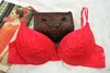 Bras Brand Women Sexy سميكة مبطنة بالدانتيل تطريز طباعة Siere Bra Push 70 75 80 85 90 95 100 A B C D E 220902