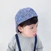 Boinas para niños, sombrero para bebé, estampado de oso de dibujos animados, sombreros para niños, gorras Retro informales para niños y niñas, gorra de caballero para fiesta de 1, 2 y 3 años