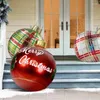 パーティーデコレーション60cmクリスマスボールアウトドア雰囲気クリスマスツリーオーナメントPVCインフレータブルトイホームギフト年デコ