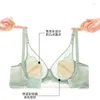 Bustiers & Corsets Underwear Women's Thin Large Chest Bra Ultra Steel Ring Size Bustier Full Cup Collection Breast Milk P644