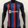 Nuevo 22 23 Jersey de f￺tbol Ansu Fati Player Version Camisetas de Football Home Away 3rd Memphis Barcelona Pedri Barca 2022 2023 F. de Jong Dest Shirts Sets Third