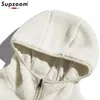 Vestes pour hommes Supzoom Arrivée Imitation Lapin Cheveux Zipper Hood Hommes Et Femmes Top Mode Lâche Hip Hop Casual Vestes D'hiver Manteaux 220902