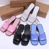 Luxury Brand Ladies Slippers Top Designer Ladies Sandals Summer Fashion Jelly Slippers High Heels Luxury Casual Shoes Ladies Leather Alphabet Beach Shoes