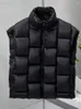 Women's Vests Lagabogy 2022 Luxury Winter Women Knitted Warm Waistcoat Sleeveless Female 90% White Duck Down Vest Stand Collar Puffer Jacket