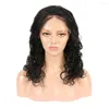 Oulaer perruque de cheveux humains bouclés court Bob 13x4 HD Transparent dentelle avant pour les femmes noires pré plumé délié naturel noeuds blanchis