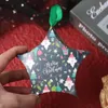 Подарочная упаковка 3pcs Creative Christmas Candy Packaging Boxs Рождественская закуска для гостей детские коробки звезды Candy Gift Boxes 220908