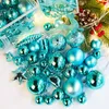 30pcs Christmas Bright Balls Gift Set Xmas Tree Painted Hanging Balls for Navidad New Year Window Home Decoration