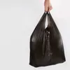 Bolsas de basura pequeñas negras de 50 piezas con mango extra espeso bolso de camiseta de plástico Oficina de cocina Bolsa de lavado de cocina