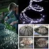 Strisce 100/200 LED Cascata di lucine per albero di Natale Indoor Outdoor Garden Yard Party Romantic Wedding Decor Vite Lighting