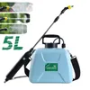 Attrezzature per irrigazione Spruzzatore elettrico da 5 litri Giardino Atomizzazione automatica USB Ricaricabile Bottiglia per piante Irrigatore Can Irrigazione 220902