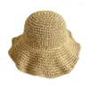 Cappelli larghi 2022 Cappello pieghevole di alta qualità Female Uscita estate Suncreen Sole Sandalo Sandalo Sandal Seaside Beach