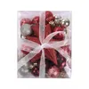 Feestdecoratie 30 stuks kerstballen massief bal decoratieve artware hangers festivaljaar boom ornamenten xmas plastic