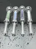 Pipes en verre Fumer Fabrication Narguilé soufflé à la bouche Nouveau filtre à double noyau tuyau en verre bouteille d'eau