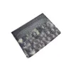 여자 카드 소지자 남성 미니 지갑 유럽 스타일 코인 지갑 패션 클래식 솔 머니 백 고품질 신용 카드 소지자 블랙 S264F