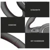 Steering Wheel Covers Black Artificial Leather Hand-stitched Car Cover For I30 2009-2011 Elantra Touring 2010 2011 2012