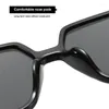 Sonnenbrille 2022 Frühling wildem Mode große Rahmen Square Metall Bein Brille Weibliche Trend Persönlichkeit UV400