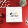 Рождественская бумага подарочная коробка рождественская елка лосей печатные коробки шоколадное печень