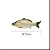 Cat Toys Pet Soft Plush 3D Fish Shape Cat Bite Toy Toy Interactive Gift Catnip Toys Stuffed Pillow Doll Simation Spelar 128 DR DHIB0