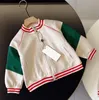 Baby Designer Sets Boys Gilrs Two Piece Outfits Fashion Letters Kids Tracksuit Zipper Jacket Coat Casual Sportswear 2 Styles