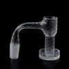 Sablé Soudure Complète Fumer Terp Slurper Quartz Banger 20mmOD Entièrement Soudé Sans Soudure Bord Biseauté Slurpers Clous Pour Verre Bongs D'eau Dab Rigs Pipes