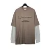 Men's Plus T-shirts Polos Rund hals broderade och tryckta sommarkläder i polarstil med street ren bomull qw1