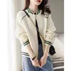 Designer de jaquetas femininas Brand Brand New Autumn Winter Baseball Casual Casual Cardigan Spring High Quality Presente EV93