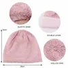 Gorro/crânio Caps Mulheres Elastic Turbano Muslim Lace Rhinestone Hijab Islam Sleep Night Night Caps Chemover Hat Ladies Sconef Headwrap Beanies Baggy Beanies