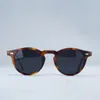 النظارات الشمسية Gregory Peck OV5186 Vintage Polarized Women Sun Glasses for Men Round Op Brand Box Origin