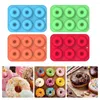 Baking Moulds 4pcs Silicone Donut Mold Accessories Portable Rectangular Reusable Easy Use Home DIY Party Supplies Smooth Surface