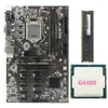 Płyty główne BTC-B250 Obsługuje 12 GPU LGA1151 G4400 CPU DDR4 8G 2133 MHz Pamięć patyczki