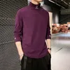 Camisetas masculinas de caxemira de caxemira de manga longa letra de bordado camisa homme urtleneck streetwear casual mass moda ee 220902
