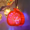 Autres fournitures de fête d'événement Halloween citrouille lanterne Portable petite lampe atmosphère disposition accessoires LED crâne bougie lumière fête décoration de la maison fournitures 220901