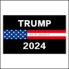 Banner Flagi 2024 MIXCOLOR Kampania dla amerykańskiej flagi prezydenckiej Różnorodność Flagi wyborów Banery Drużyj Swamp Save America Aga Dh0gi