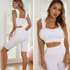 Active Sets Cloud Hide Sweet Girl Yoga Set Home Gym Sports Wear Women Tracksuit kleding Workout Shorts Crop Top Bra Fitness Suit Sportswear