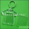 Party bevorzugt POS Keychains Acryl herzf￶rmige Tasten Ring umweltfreundliche Schl￼sselschnalle hohe Qualit￤t mit verschiedenen Stil 0 25 J1 Drop Deliver Dhd0f