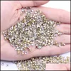 Nail Art Decorations Nail Art Decorations Glass Pointback Rhinestones Mini Many Colors Ss3 1.M 1440Pcs Shiny Stones Loose Strass Bead Dho0U