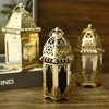 Other Event Party Supplies Ramadan Windproof Candlestick LED Night Lights Hanging lantern Islamic Style Candle Holder Eid Mubarak Muslim Party Decoration 220901