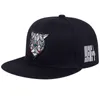 Casquettes de Baseball Casquette Snapback en Coton de Mode Personnalité Sauvage Casquettes de Baseball Hip Hop brodées pour Homme Femme Chapeaux de Camionneur réglables Griffes d'os