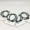 Couple Trendy Bracelet For Friend Lock Key Design Black Color Rope Bracelet Wholesale Jewelry 2 pcs set