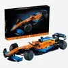 Bloki 42141 Techniczne McLarens Formula 1 Race Car F1 Model Kit Kit Block Block Cegły Zabawki dla dzieci urodziny Prezent Zestaw T220901