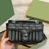 handbag Classic Bags shoulderbag Messenger with Lattice ripple Buttons cross body Fashion Mobile phone redit Cosmetic 2022