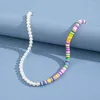 Подвесные ожерелья Boho красочные изделия из бисера из бисера ручной работы.