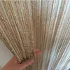 Vorhang Glänzende Quaste Silber Linie String 300 290cm 100x200cm Mode Volant Wohnzimmer Teiler Hochzeit DIY Hause Dekoration 20%