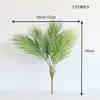 Dekorativa blommor 43 '' Pu stor f￥gel av paradiset Artificial Tropical Flower Faux Heaven Plant Party Wedding Floral Home Decor Po