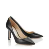 Vrouwen klassieke stijl pumps kleden schoenen Romy 85 mm puntige neus kalfsleer buitenschoenen bruiloft sexy hoge hakken met doos