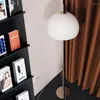 Floor Lamps Nordic White LED Lamp Living Modern Minimalist Room Home Creative Decor Standing Bedroom Bedside Lighting FiCD