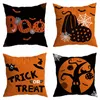 Anderes Event Partyzubehör Halloween-Dekoration Wurfkissenbezug 45 x 45 cm Halloween-Dekor Trick or Treat Kürbis-Fledermaus-Kissenbezug für Sofa Wohnzimmer 220901