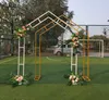Decoraci￳n de fiestas Propiedades de boda Geom￩trica Arco de hierro Pentagonal Forestal